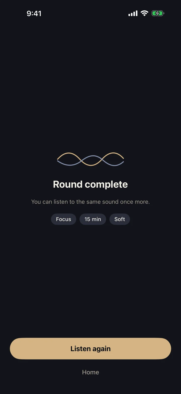 End of a round